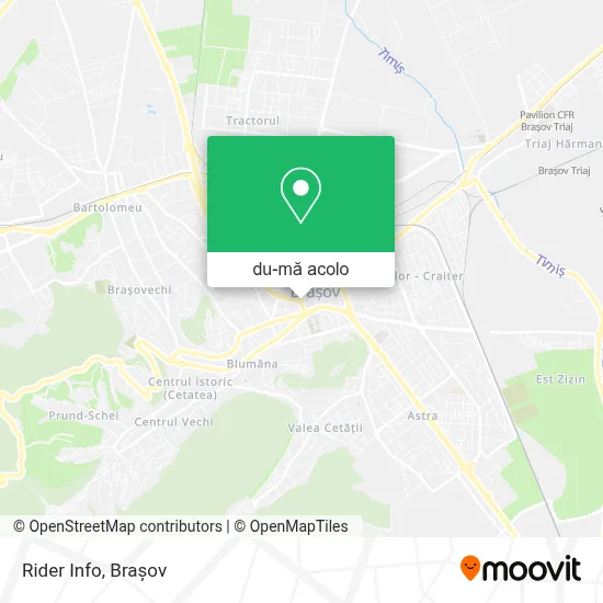 Hartă Rider Info