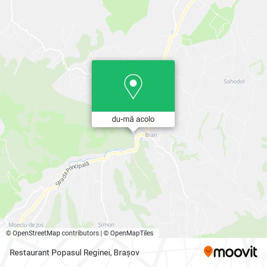 Hartă Restaurant Popasul Reginei