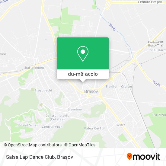 Hartă Salsa Lap Dance Club
