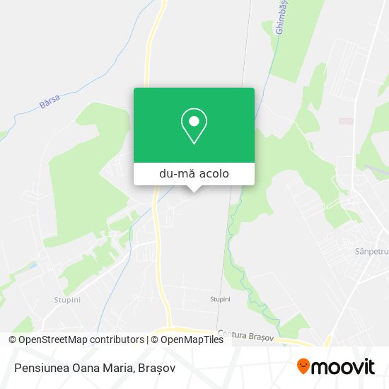 Hartă Pensiunea Oana Maria