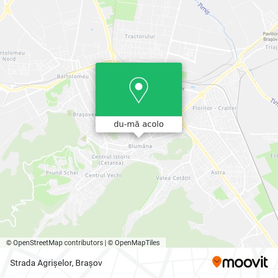 Hartă Strada Agrișelor