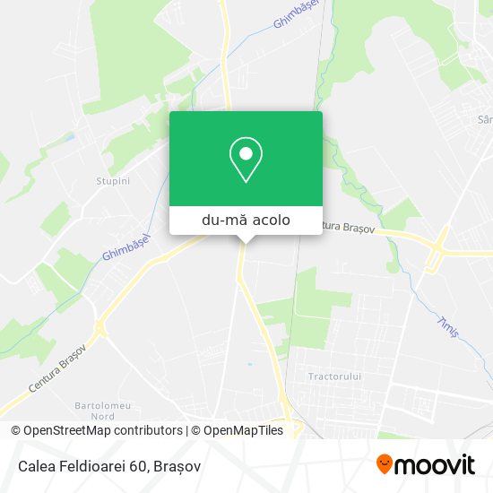 Hartă Calea Feldioarei 60