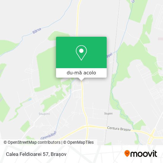 Hartă Calea Feldioarei 57