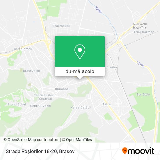 Hartă Strada Roșiorilor 18-20