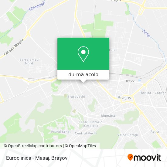 Hartă Euroclinica - Masaj
