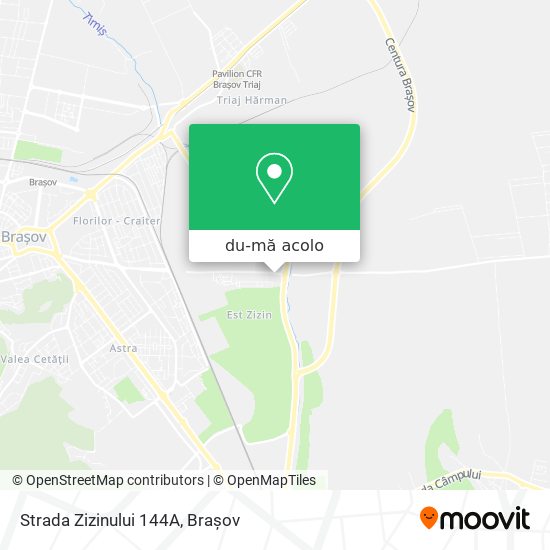 Hartă Strada Zizinului 144A
