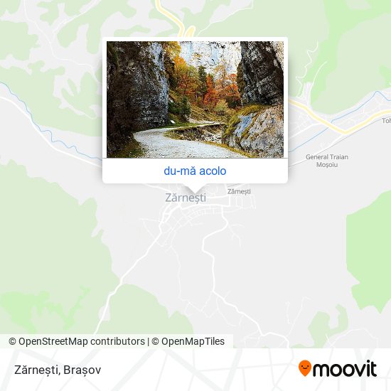 Hartă Zărneşti