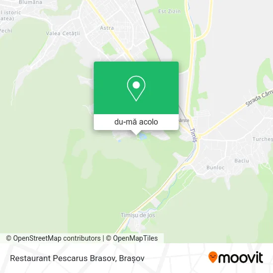 Hartă Restaurant Pescarus Brasov