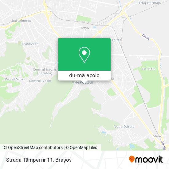 Hartă Strada Tâmpei nr 11
