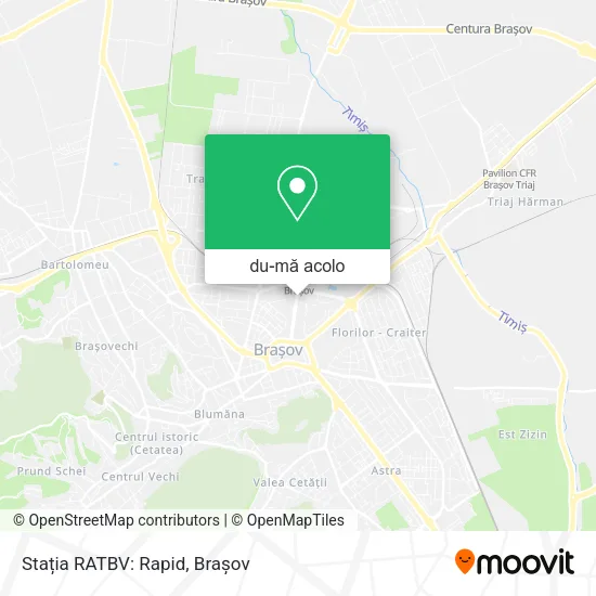 Hartă Stația RATBV: Rapid