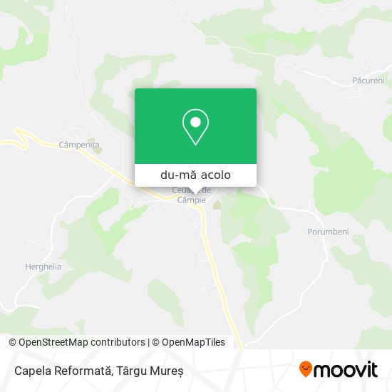Hartă Capela Reformată