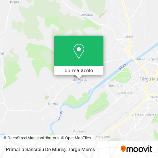 Hartă Primăria Sâncraiu De Mureș