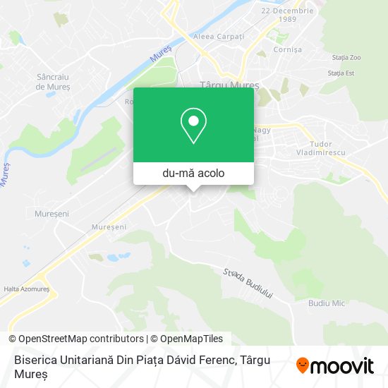Hartă Biserica Unitariană Din Piața Dávid Ferenc
