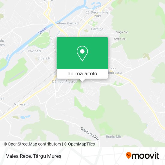 Hartă Valea Rece