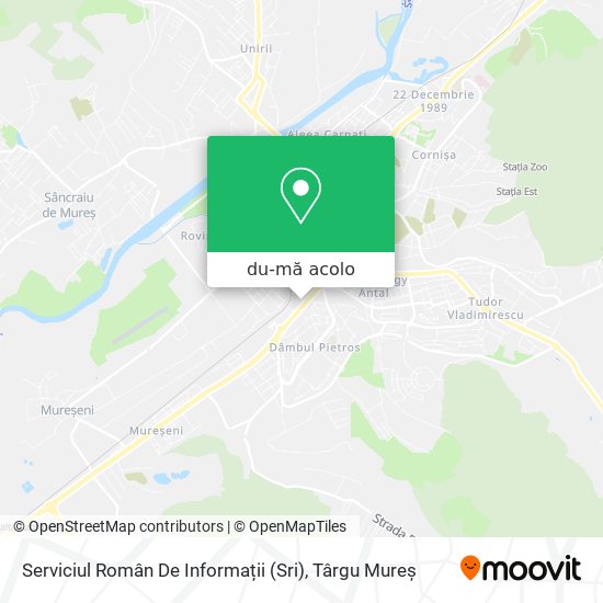 Hartă Serviciul Român De Informații (Sri)