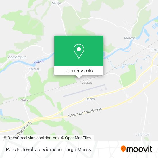 Hartă Parc Fotovoltaic Vidrasău