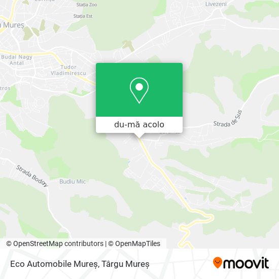 Hartă Eco Automobile Mureș