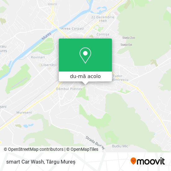 Hartă smart Car Wash