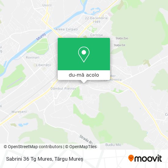 Hartă Sabrini 36 Tg Mures
