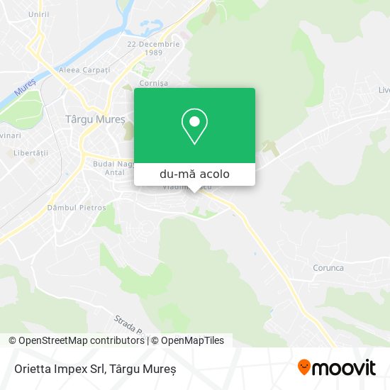 Hartă Orietta Impex Srl