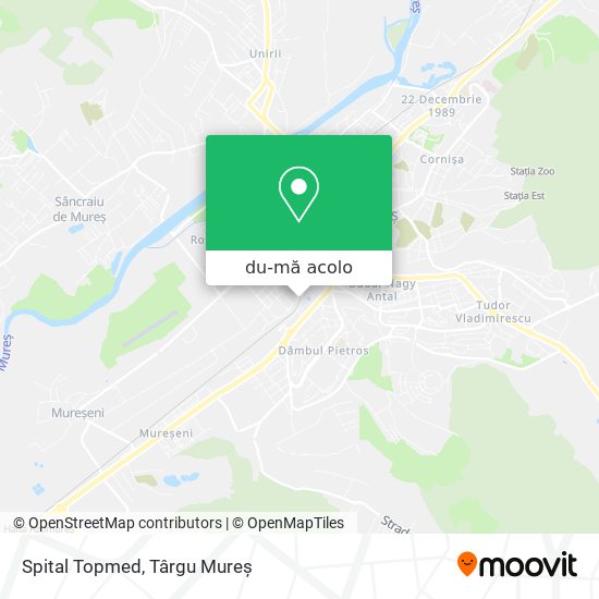 Hartă Spital Topmed
