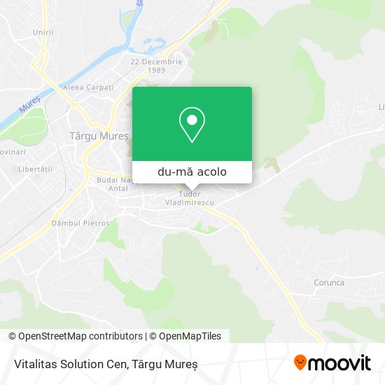 Hartă Vitalitas Solution Cen