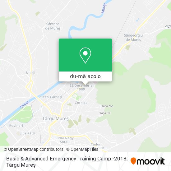 Hartă Basic & Advanced Emergency Training Camp -2018
