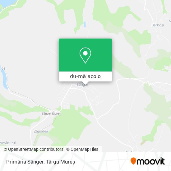 Hartă Primăria Sânger
