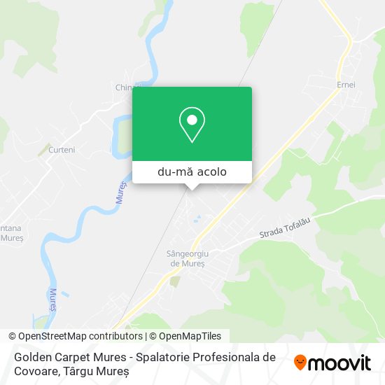 Hartă Golden Carpet Mures - Spalatorie Profesionala de Covoare