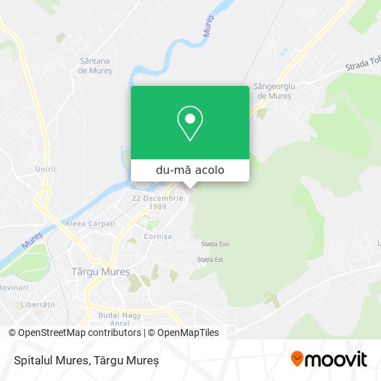 Hartă Spitalul Mures