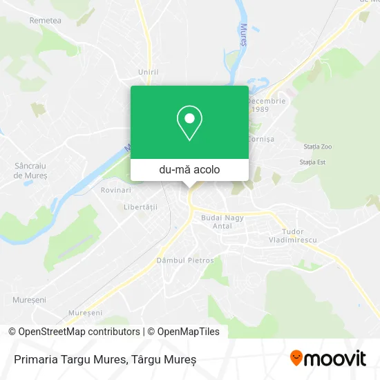Hartă Primaria Targu Mures