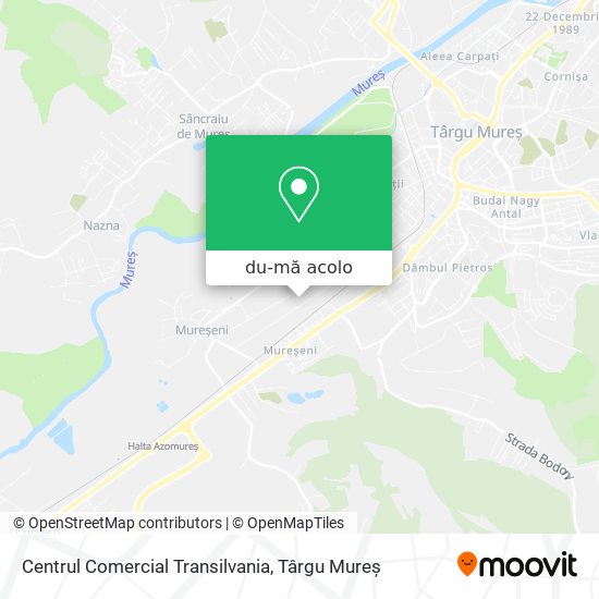 Hartă Centrul Comercial Transilvania