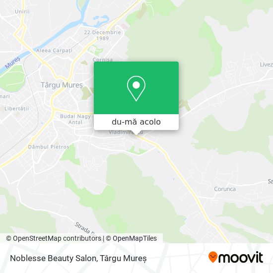 Hartă Noblesse Beauty Salon