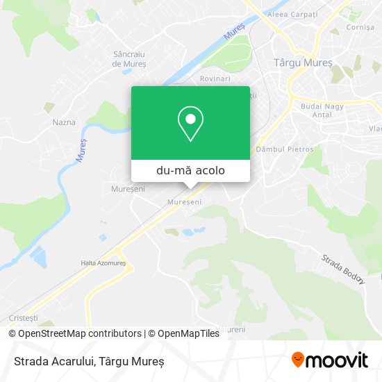 Hartă Strada Acarului