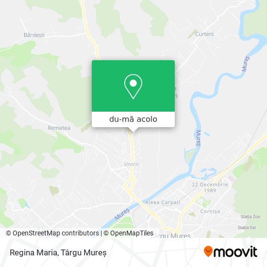 Hartă Regina Maria