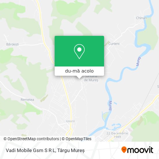 Hartă Vadi Mobile Gsm S R L