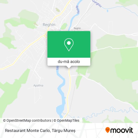 Hartă Restaurant Monte Carlo