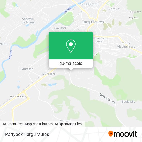 Hartă Partybox