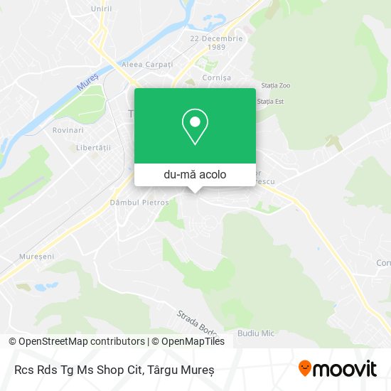 Hartă Rcs Rds Tg Ms Shop Cit