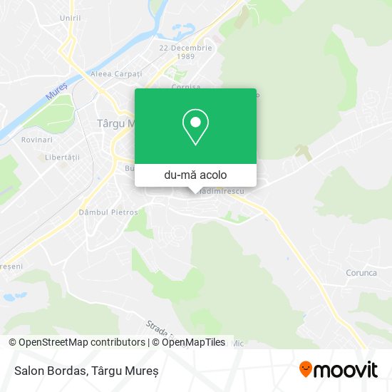Hartă Salon Bordas