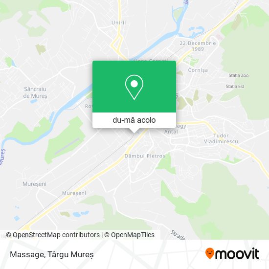 Hartă Massage