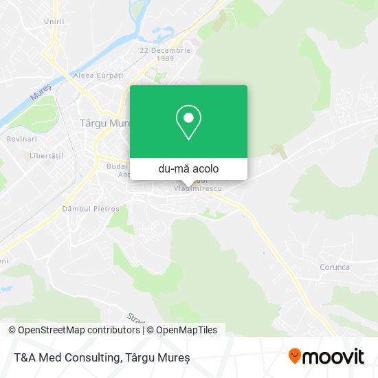 Hartă T&A Med Consulting