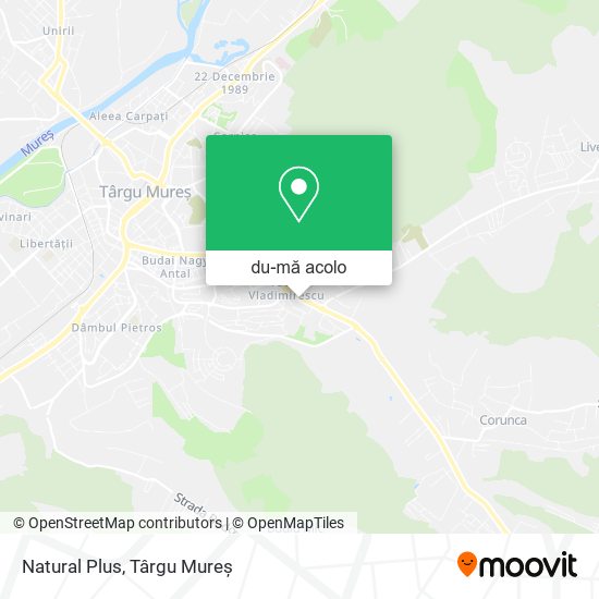 Hartă Natural Plus