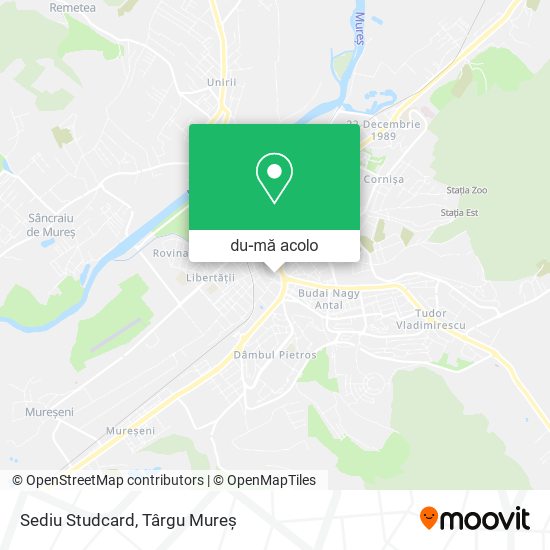 Hartă Sediu Studcard