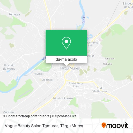 Hartă Vogue Beauty Salon Tgmures