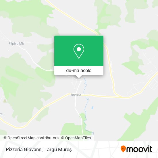 Hartă Pizzeria Giovanni
