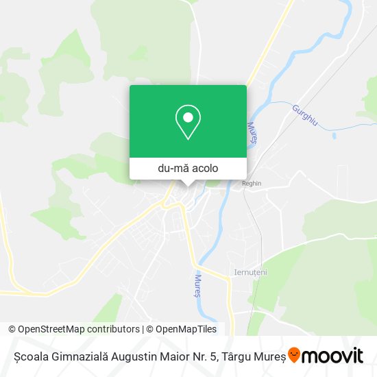 Hartă Școala Gimnazială Augustin Maior Nr. 5