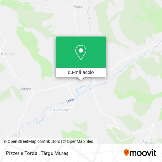 Hartă Pizzerie Tordai