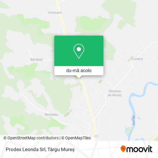 Hartă Prodex Leonda Srl