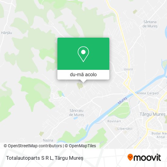 Hartă Totalautoparts S R L